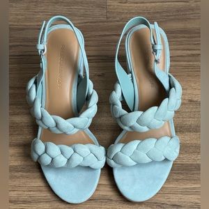 REBECCA MINKOFF Candace Suede Block Heels- Size 8